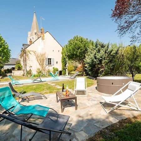 Le Clos Du Tilleul Fabuleuse Propriete 15 A 30 Pers Piscine Au Coeur D'Un Charmant Village Thilouze Ngoại thất bức ảnh